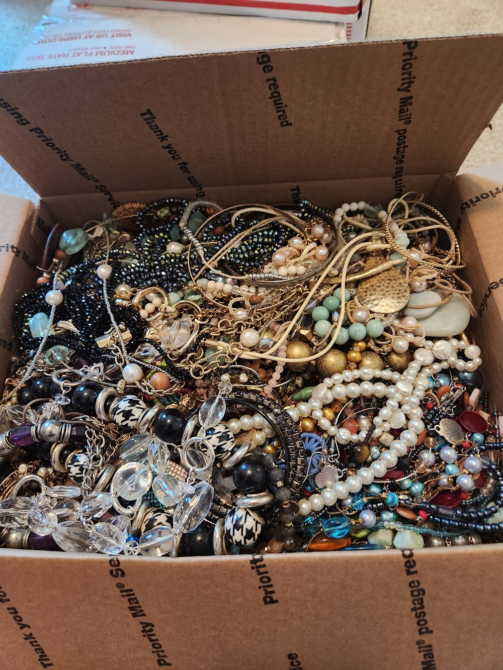 3 Pounds Assorted Women's Multi-Color Fashion Jewelry Collection
